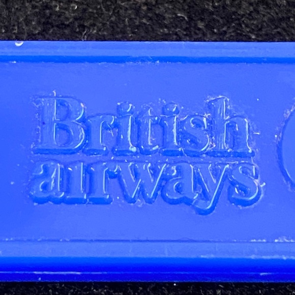 Vintage 70’s-80’s, Blue British Airways Concorde Drink Stirrer/Swizzle Stick. - Picture 16 of 16